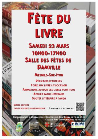 La page dédiée de la Fête du Livre 2019